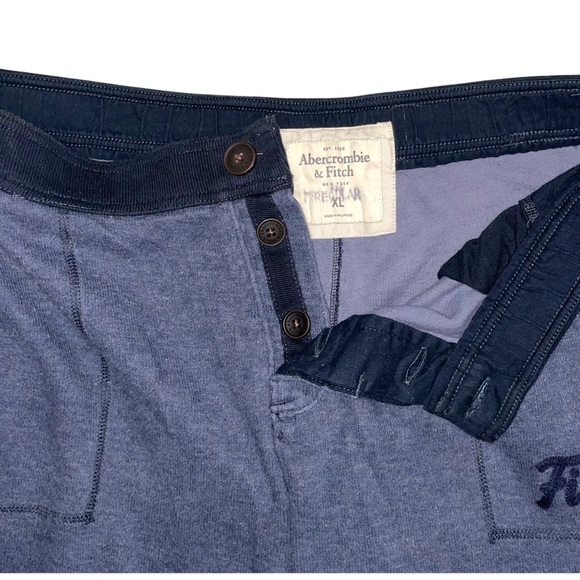 Abercrombie & Fitch Men’s XL Blue Jogger Sweatpants - Picture 6 of 7